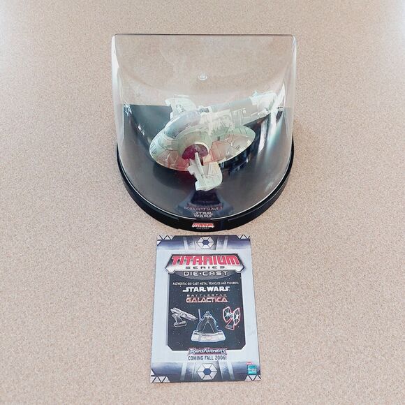 Star Wars Titanium Series Ultra Slave I Ship Metal Diecast Loose Saga w/ Case - Picture 1 of 13